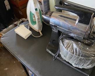 sunbeam mixer and clothes iron