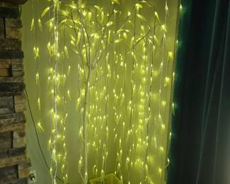 Weeping willow LED tree