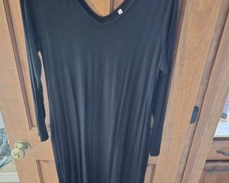 Black maxi dress