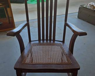 HE123Vintage or Antique Mission Style Armchair