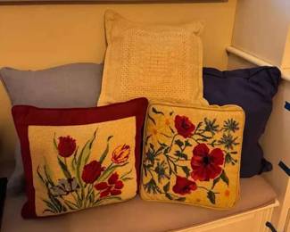 HE170Needlepoint Pillows