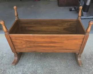 HE132Vintage Handmade Cradle