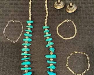 HE268VSterling Earrings  Native American Style Jewelry