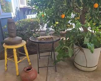 HE165Moai Head Backyard Statue And More