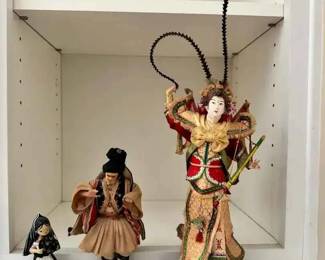 HE178Asian and Mexican Culture Dolls