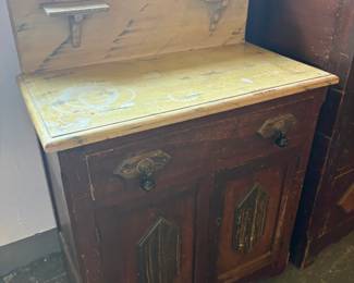 Painted Cottage Style Commode