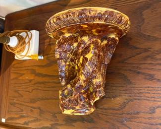Porcelain Eagle Corner Shelf