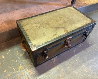 WWII Era Army Trunk