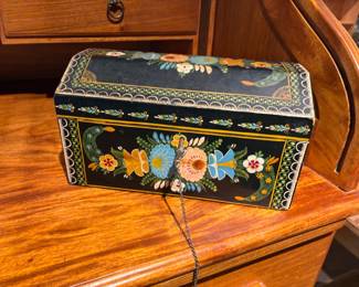 Painted Wooden Box