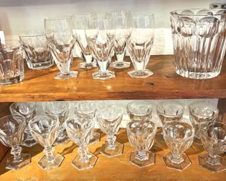 More Baccarat Crystal Barware - Excellent Condition (Ice Bucket Unmarked)
