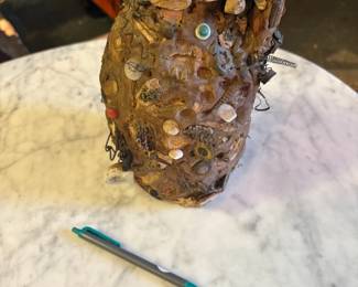 Folk Art Memory Jug