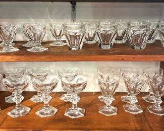 Baccarat Crystal Barware - Being Sold By the Shelf