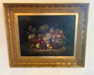 18" x 24" Original Oil on Canvas in Gilded Frame