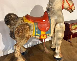Metal Toy Riding Horse