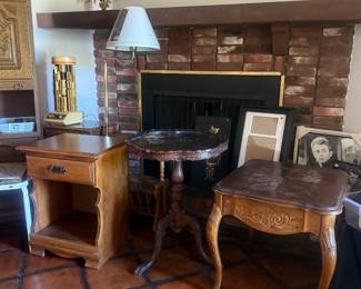 Solid wood side tables furniture 