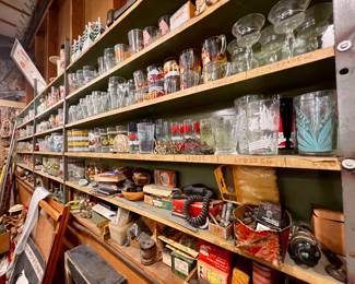 Vintage glassware