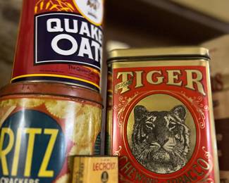 Vintage tins
