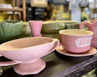 Fantastic pink and green MCM pieces