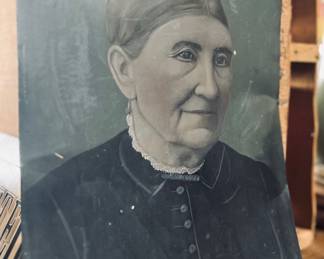 Tintype photo, 8x10.Tintype  The largest we have ever seen. 