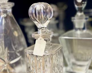 Crystal decanters