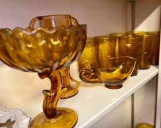 Amber glass