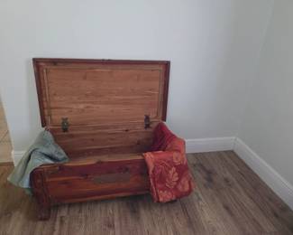 Small cedar chest
