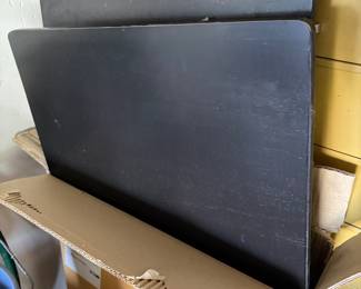 New Black Wood TV Trays