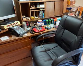 Office desk and chair