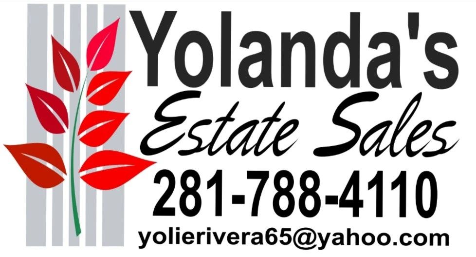 Welcome to YOLANDA'S ESTATE SALES where everyone is welcomed!  We pride ourselves in offering a clean and organized sale for easy shopping.  
