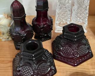 Avon Cranberry Glass