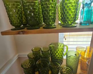 Green Indiana Glass