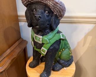 Black Labrador Statue