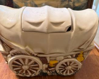 McCoy Pottery Covered Wagon Cookie Jar