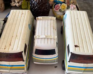 Bell System Telephone company toy vans