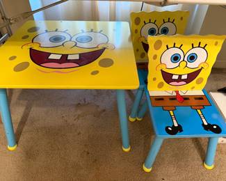 Sponge Bob table and chair