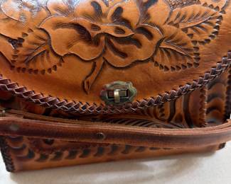 leather handbag