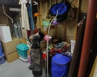 BACK BASEMENT WITH MANY ITEMS WILL BE UNPACKED IN BASEMENT