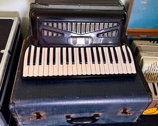 Vintage Video Piano Accordion with Original Case