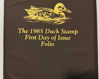 Postal Commemorative Society Duck Stamp First Day of Issue 1985 Folio