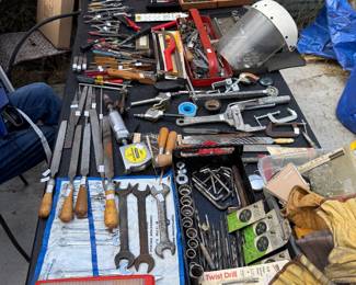 Tools, tools, tools. Machinist tools from Convair and General Dynamics.