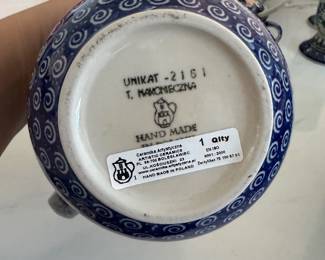 Polish pottery