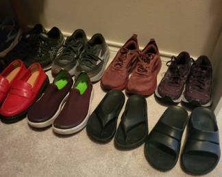 Asics, Oofos, Brooks, SAS