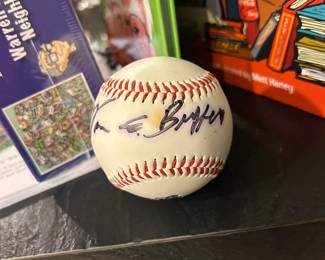 Warren Buffett Autographed Baseball
