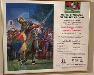 Autographed Golf Items Fred Funk