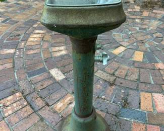 Taylor Outdoor Cast Iron Pedestal Drinking Fountain