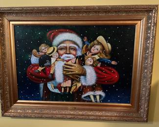 Christopher Radko Painting "Christmas Joy"