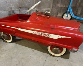 Fire Department Pedal Car