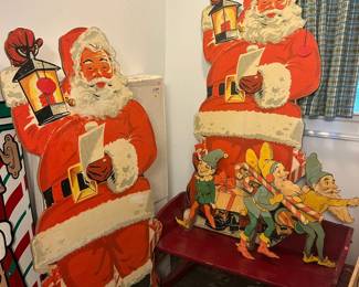 Homasote Santa Decoration