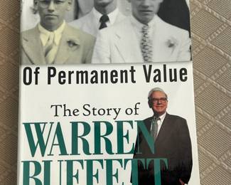 Warren Buffett autographed book