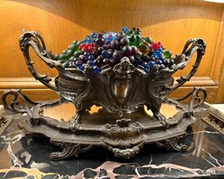 Rare Czech Art Nouveau Lamp